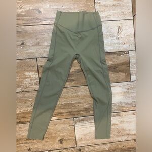 WOOBILLY High Waisted Butt Lifting Tummy Control Side Pocket Shaping Leggings